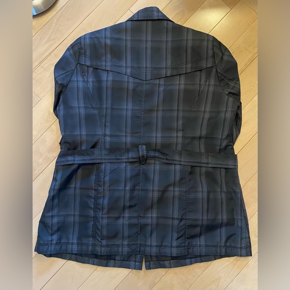 Reitmans Plaid Trench Coat/Rain Coat - Picture 4 of 6